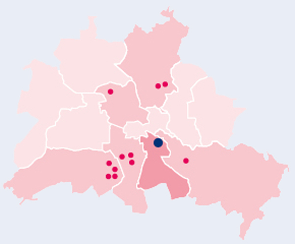 berlinkarte_neukoelln_treptower_str Berlinkarte Standorte Karte Treptower Straße / Ulsterstraße / Weigandufer / Werrastraße