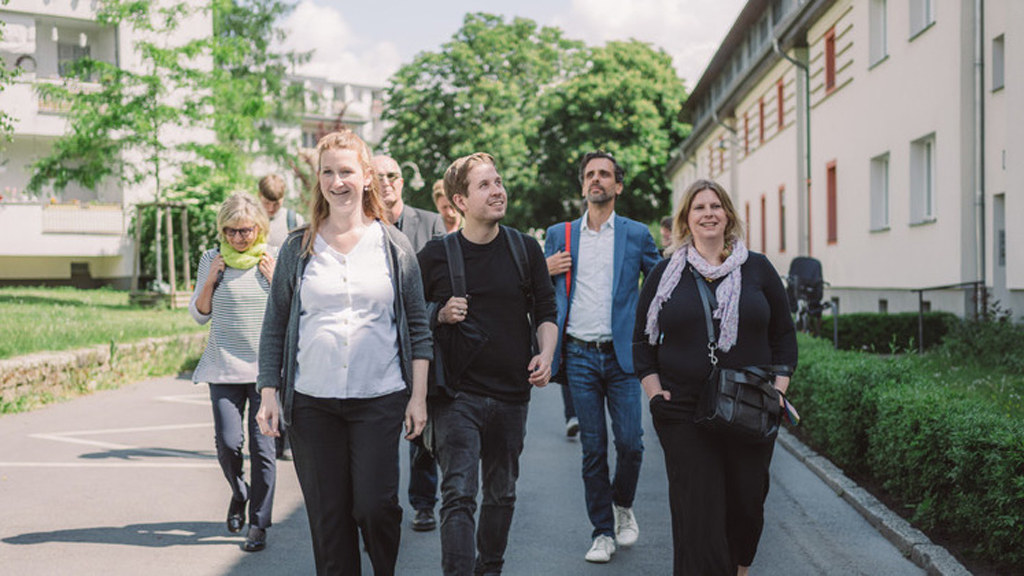 Rundgang mit Kevin Kühnert